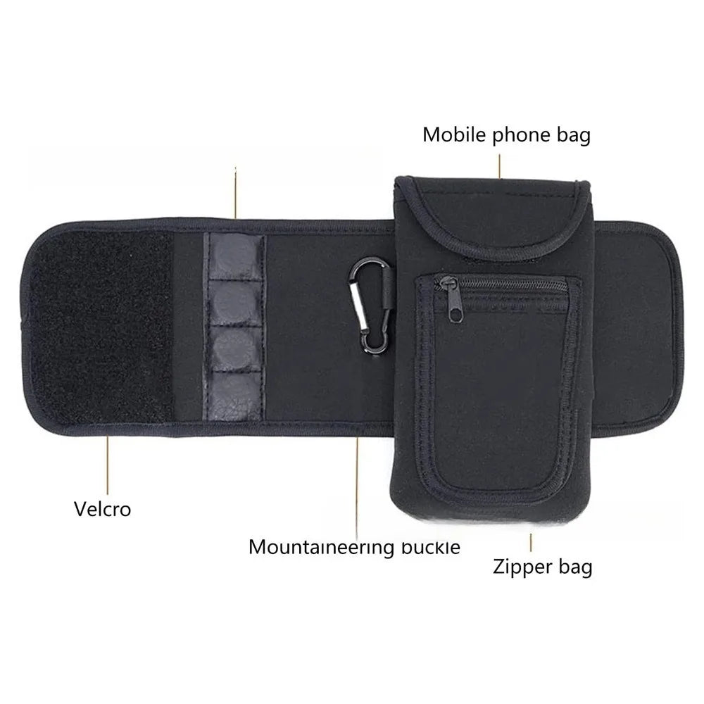Magnetic Water Bottle Holder Water Bottle Holder Gym Accessories Water Bottle Holder with Key Pocket Mobile Phone SIM Card