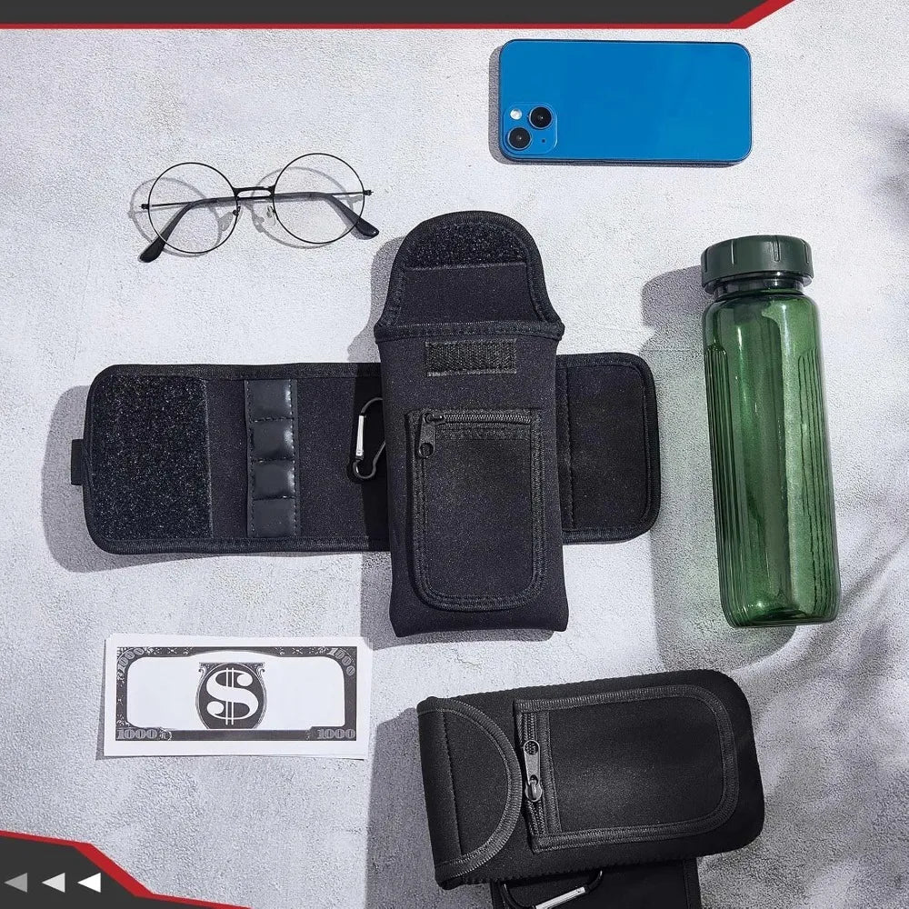 Magnetic Water Bottle Holder Water Bottle Holder Gym Accessories Water Bottle Holder with Key Pocket Mobile Phone SIM Card