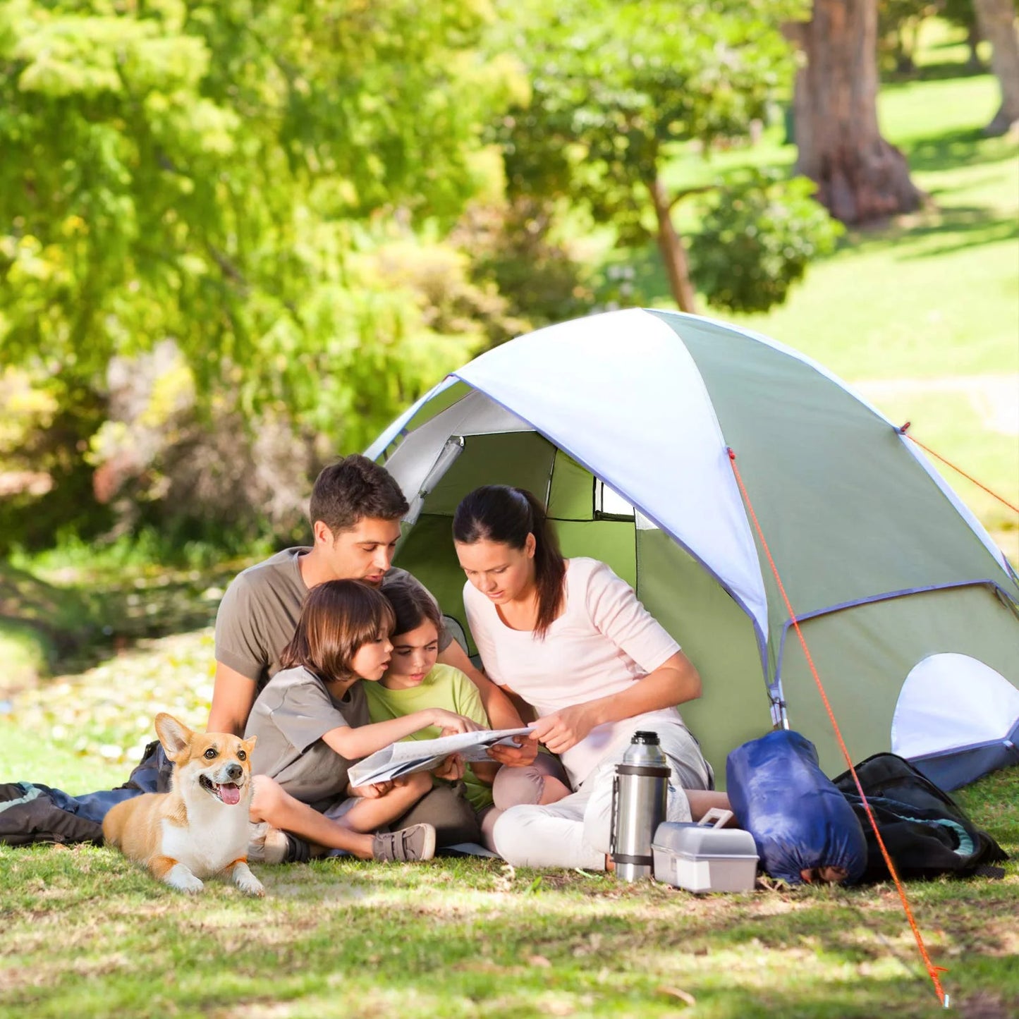 2/4 Person Tents for Camping - Lightweight Outdoor Camping Tents 7.2 Lb