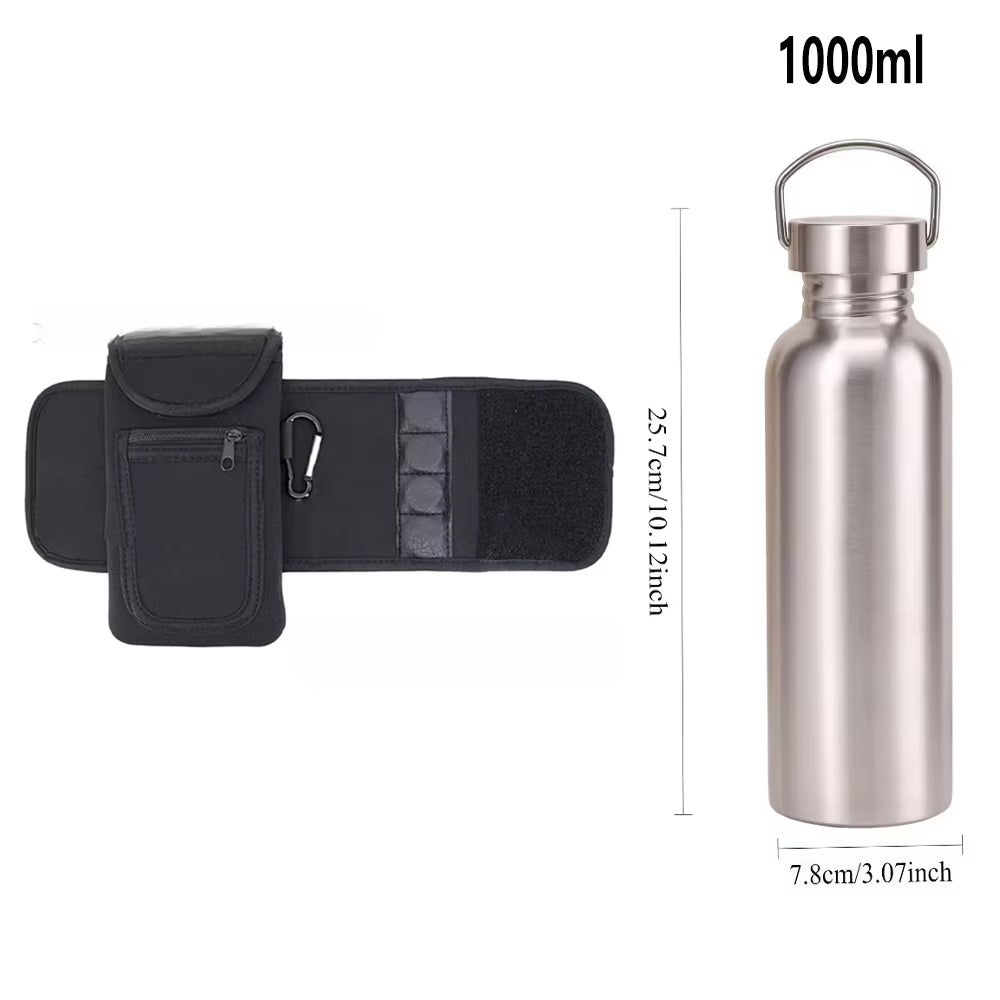 Magnetic Water Bottle Holder Water Bottle Holder Gym Accessories Water Bottle Holder with Key Pocket Mobile Phone SIM Card